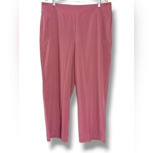 ATHLETA Brooklyn Heights High Rise Wide Trouser in Berry Rose $109